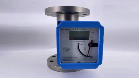 Rotametro digitale per tubi metallici liquidi con display LCD utilizzato nell'industria chimica